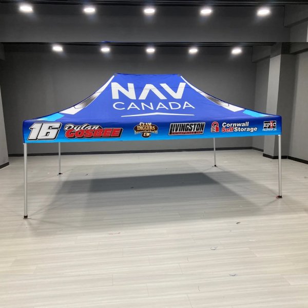 10×15 Custom Printed Canopy Tent - NHRA (USD$)